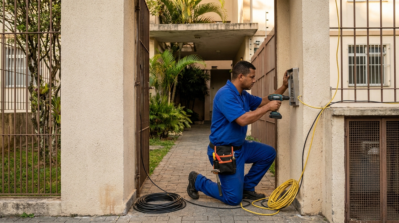 Instalacao de interfone profissional em Mogi das Cruzes‑SP