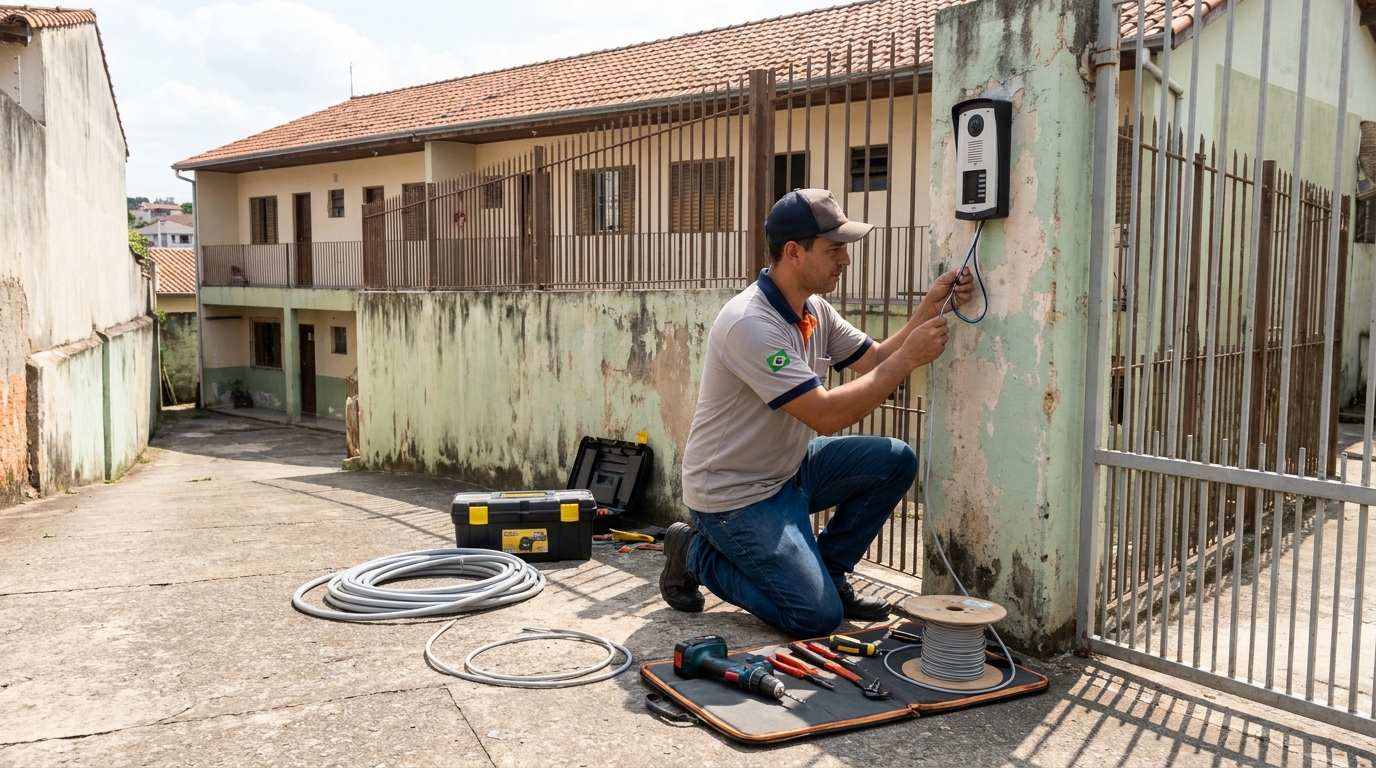 Instalacao de interfone residencial em Mogi das Cruzes‑SP