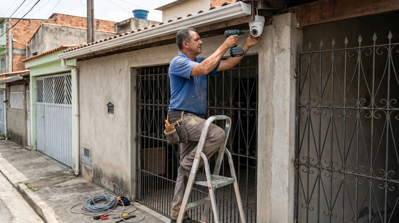 Instalacao de sistema de monitoramento em Mogi das Cruzes‑SP