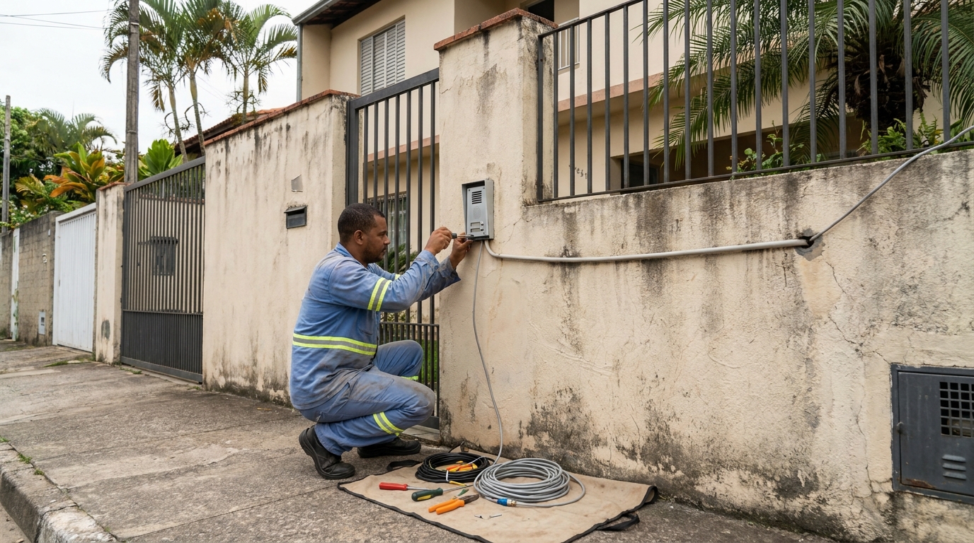 Instalacao de video porteiro em Mogi das Cruzes‑SP